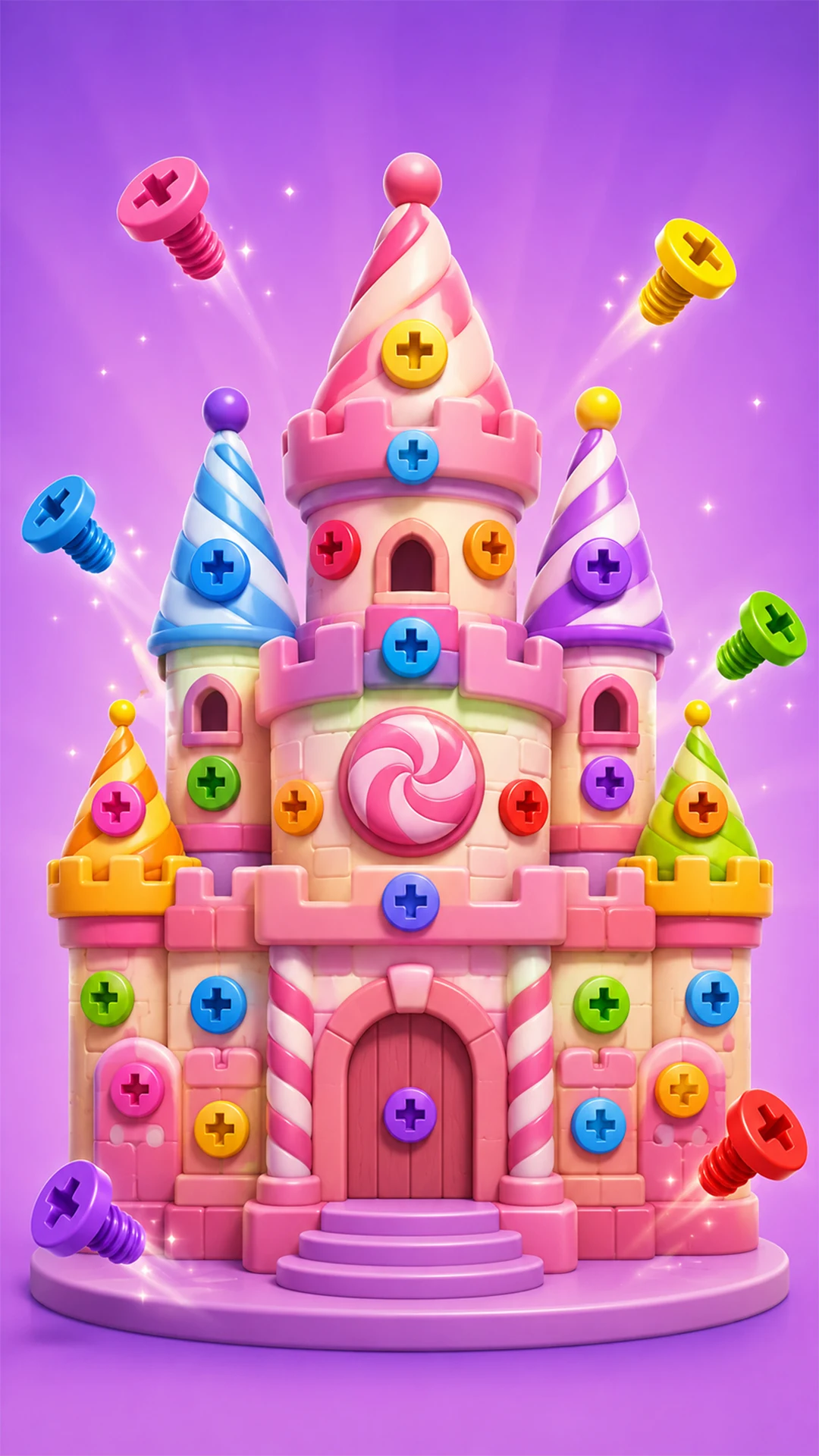 Bolt Valley 3D: Nut & Bolt screenshot
