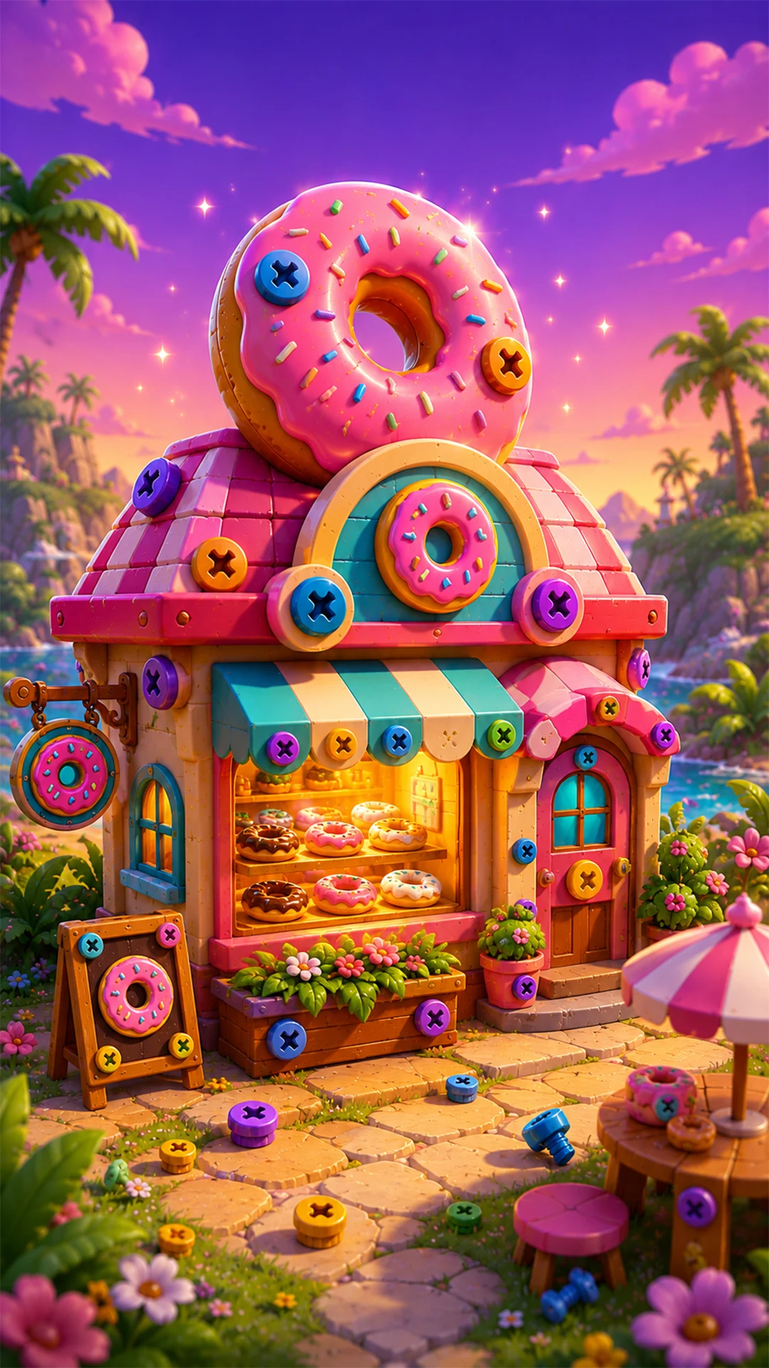Bolt Valley 3D: Nut & Bolt screenshot